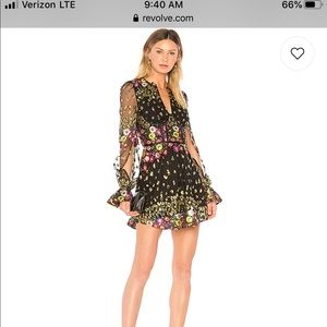 Lovers and friends Kensington dress in black